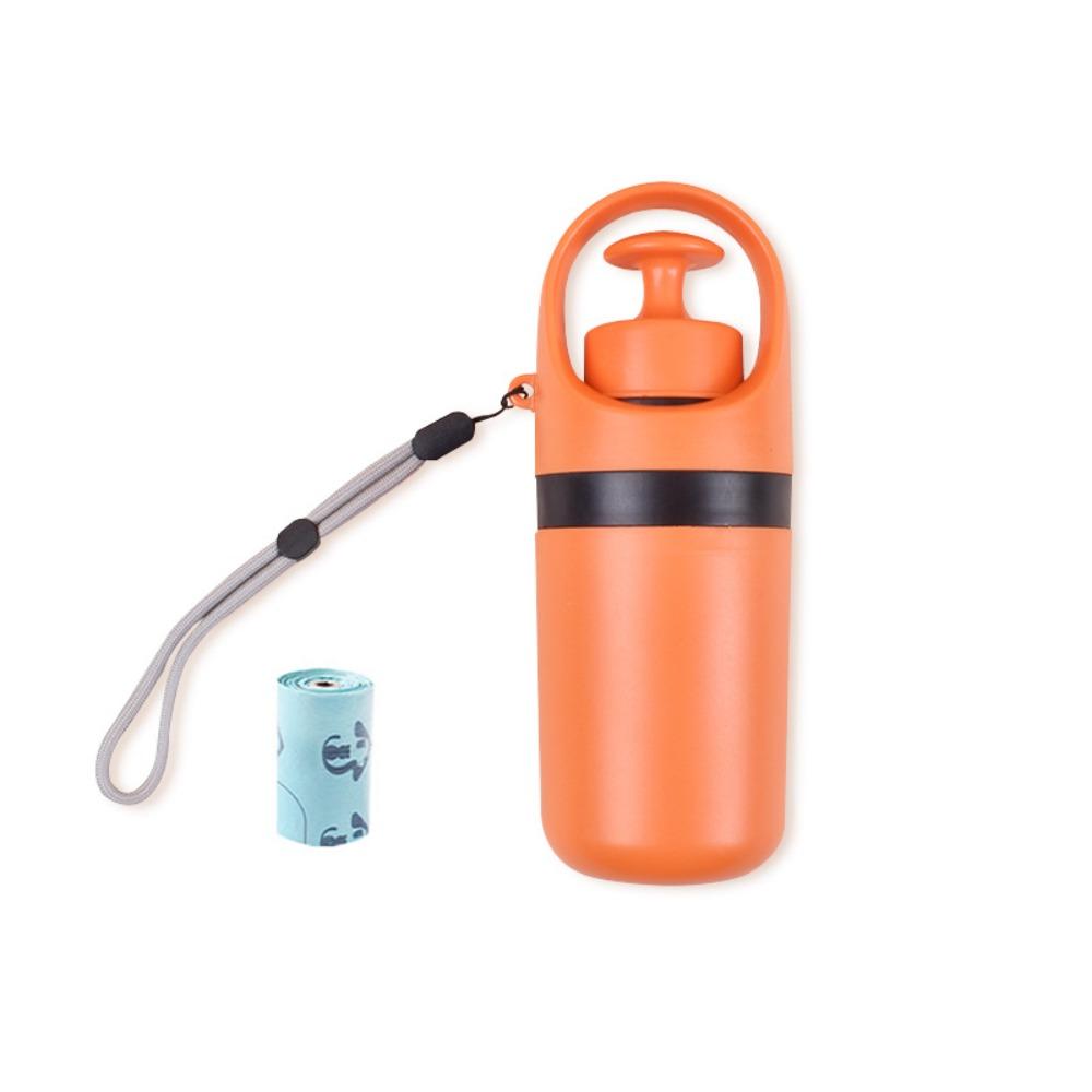 Portable Dog Pooper Scooper Leak-Proof with Bag Attachment Dog Waste Pick-up Cleaner No Touch Waste Storage Container