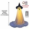 Funny Lighted Spooky Ghost Decor Scary Standing Ghost Light Halloween Ghost Ornaments  Garden Yard