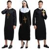 Captivating Priest Costume Robe With Classic Godfather Style For Memorable Halloween Celebrations