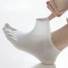 Five-fingered Men's Cotton Socks Solid Color Separate Toe Summer Thin Toe Socks Mesh White Summer Anti-athlete Short Socks