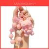 Cartoon Animal Resin Keychain With Bead Bowtie For Gift Giving And Party Decor