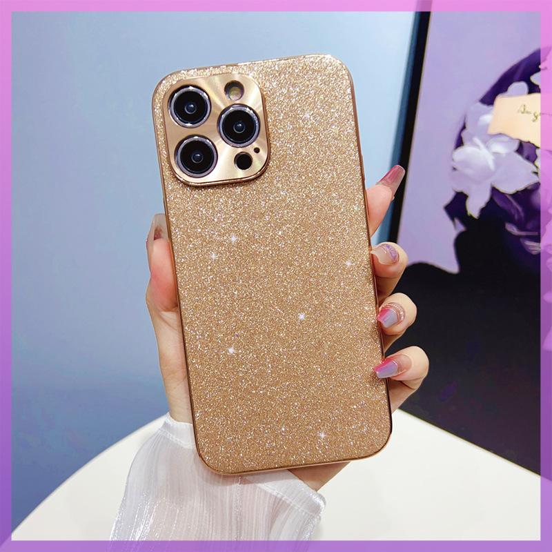 Glitter Electroplating Is Suitable for Apple 13 Phone Cases, 14promax Star Diamond High-end Feel, IPhone12 Anti-drop 11