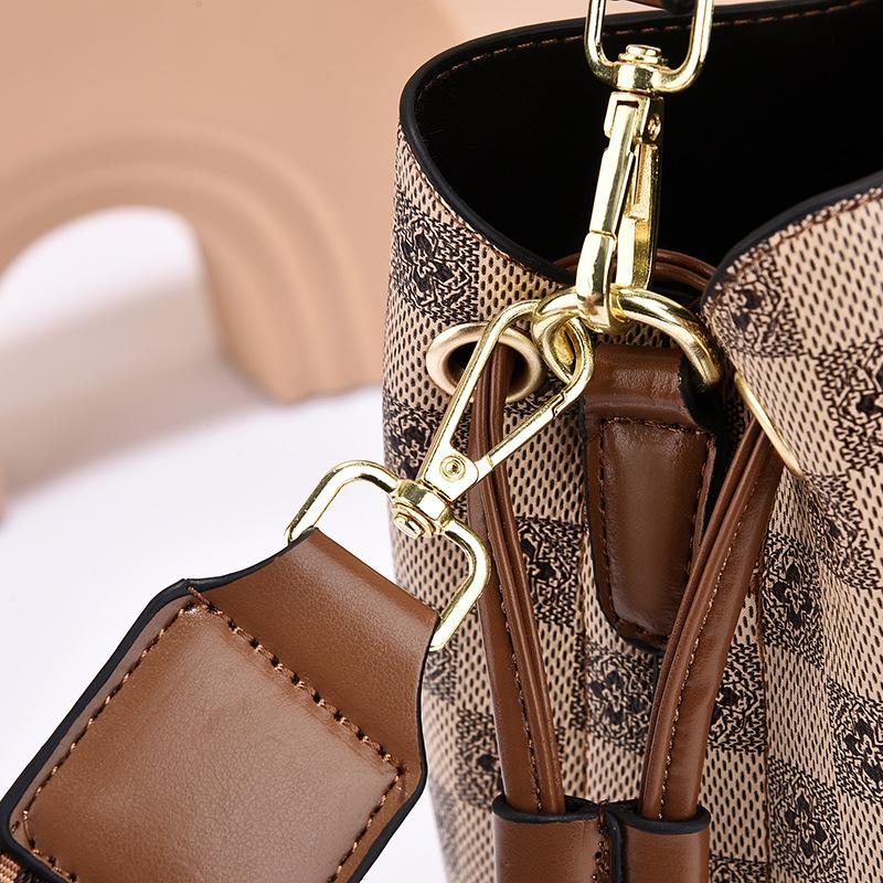 Women Wallets Checkered Crossbody Bag - Shoulder Bag, Wallet, Clutch,Bucket Bag
