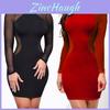 Premium Quality Women Sexy Long Sleeve Bandage Bodycon Evening Cocktail Mini Dress