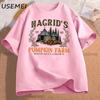 Hagrid Pumpkin TShirt Fall Wizard Tee Halloween Pumpkin Patch Autumn TShirt Magical Farm Cozy Wizard Fall T Shirt Unisex Tees