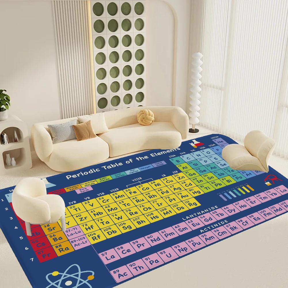 Układ Okresowy Pierwiastków Mata Łazienkowa Antypoślizgowa Wchłaniająca Wodę Długi Pasek Poduszka Mata do Sypialni Mata Dekoracyjna do Hotelu