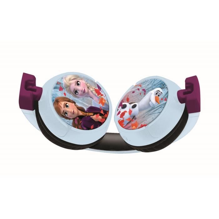 Casque audio enfant - la reine des neiges 2 - bluetooth® - limitation de son - lexibook