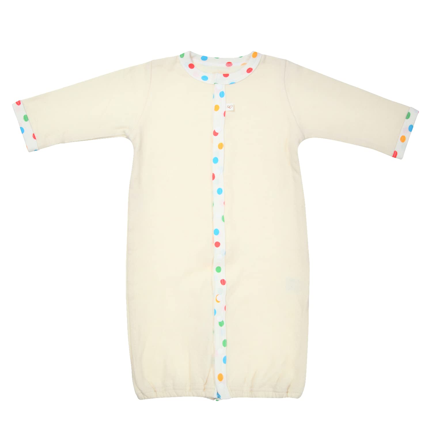 

Детское платье из 100% органического хлопка, комбинезон для новорожденного, одежда для новорожденного, детский подарок, детская одежда, сделано в Японии [Чистая органика] Двусторонний Двусторонний Двусторонний слоновая кость