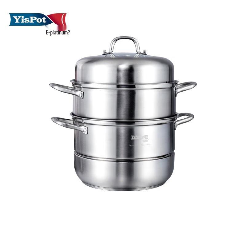 Yibo 3-Tier Stainless Steel Steamer Pot