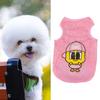 Yousheng Pet Vest Cartoon Pattern Wear Resistant Polyester Pet Ultra-Thin Sleeveless Sunscreen Print Vest Pet Supplies