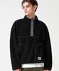 TRILLION Button Half-Neck Fleece Pullover_5Color