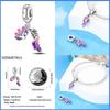 Metal Colorful Masquerade Series Sexy Mask Feather Dress Charms Beads Fit Original Bracelets Marking Make Your Own Accessory Elegant Fashion Beautiful