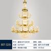 European Living Room Lamp High-end Luxury Crystal Chandelier Villa Bedroom Dining Room Lamp Duplex Floor Hall Lamp