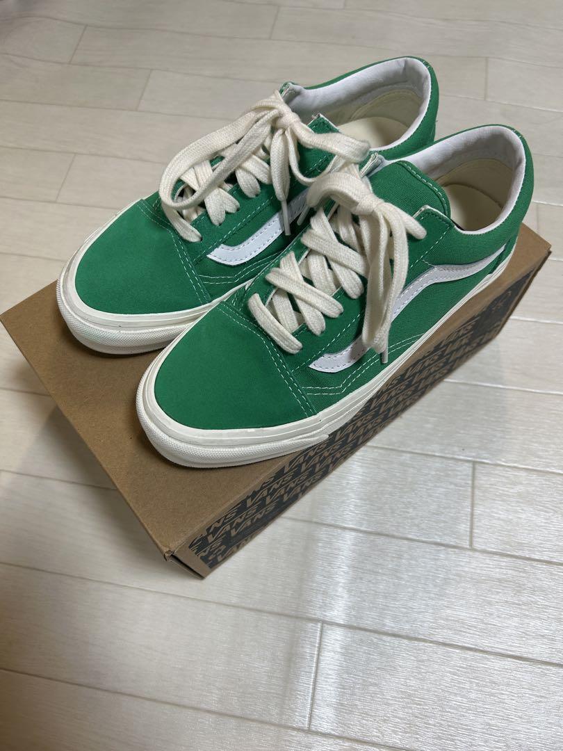 

[USED] Korea Limited Edition VANS Old Skool Green with Box, Size 36 MTE