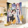 Anime Figure A-ARIAA Throw Lightweight 240g Flannel Blanket Soft Skin-friendly for Summer Cooling