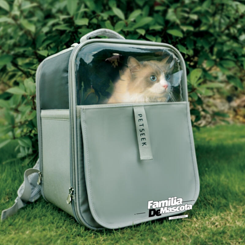 PT-107 PETSEEK Trendy Stylish Pet Backpack green