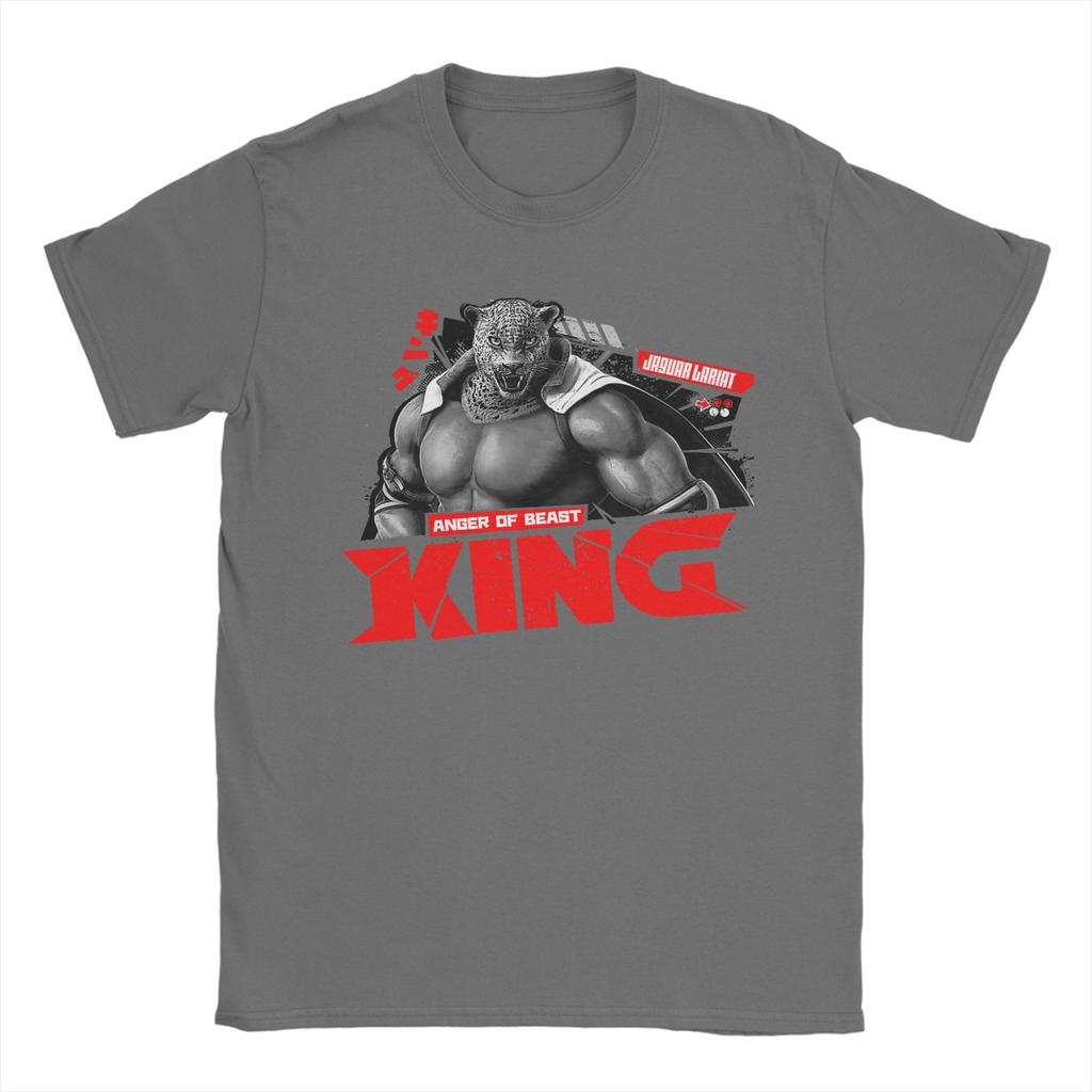Herren T-Shirts Tekken Spiel Neuheit Reine Baumwolle T-Shirts Kurzarm T-Shirts Rundhals Oberteile Klassisch