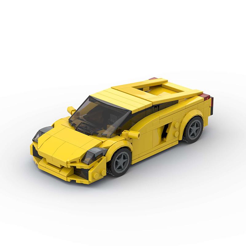 Creative Champion Car MOC City Vehicle Super Car Rally Building Blocks Bricks Set Ornament Diy Consturction Toys For Kids Adults