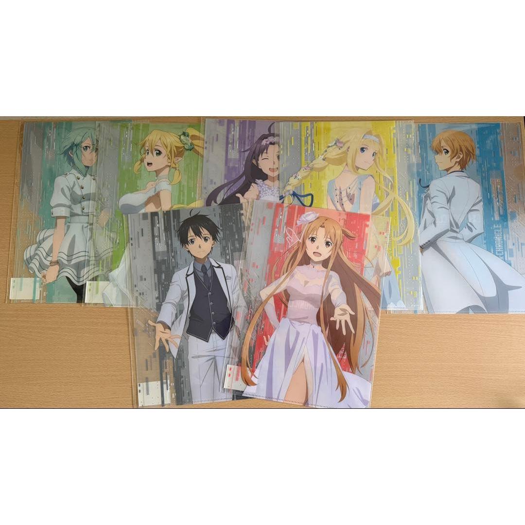 SAO X Chronicle Clear File [Kyoto ver.] All 7 types set