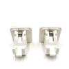 Non-Perforated Curtain Rod Supports 4 Pack, Strong Adhesive Brackets for Easy Installation