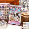 Coil-Bound Pets Sticker Book Ring Binding DIY Handbook Stickers Animal Sticker Book  DIY Collage
