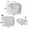 Strawberry Pattern Makeup Organizer Cotton Travel Makeup Pouch  Cosmetics Storage