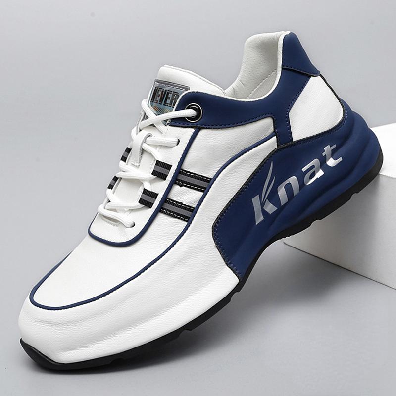 

Дизайн цветных блоков для мужской спортивной обуви. Толстая подошва. Высокая обувь. Мужская модная повседневная обувь. Дышащая дорожная обувь. 43