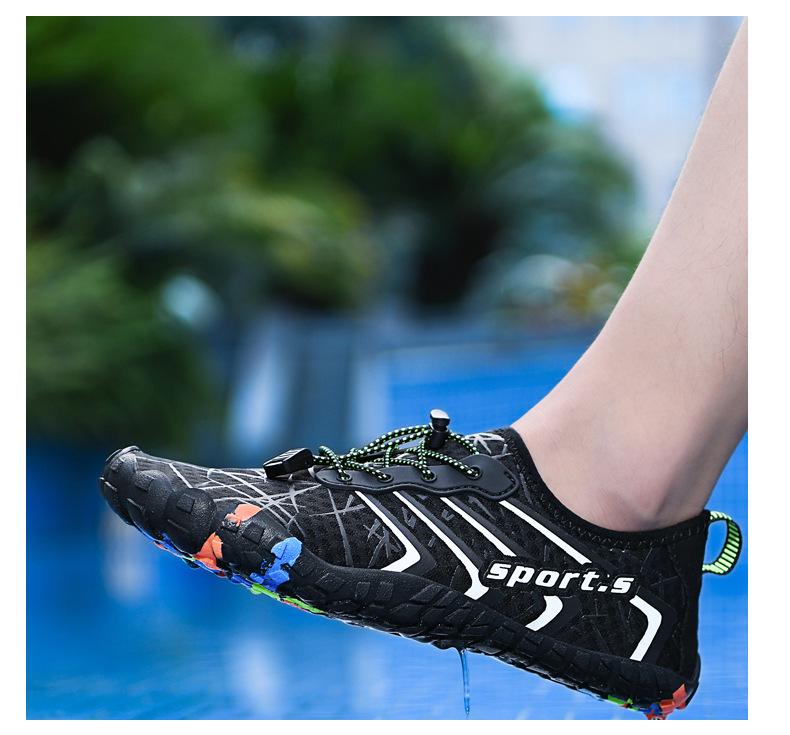 Unisex Outdoor Soft Sole Swimming and Hiking Shoes for Beach and Snorkeling.