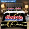 3PCS Costco Bedding Set Duvet Cover Closure Includes 1 Duvet Cover & 2 Pillowcases for All Seasons Bedroom Decor Christmas Fan gifts