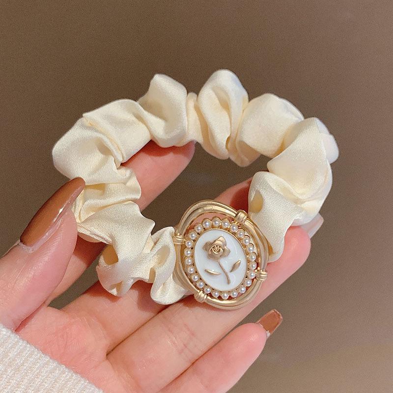 Mori Fairy Style High-Elasticity Hair Tie - Durable Leather-Covered Hair Rope for Women