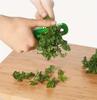 1pc Easy-Grip Herb Stripper Tool - Quick & Efficient Leaf Removal for Parsley, Cilantro, Rosemary - Durable ABS Plastic,Green,Portable Kitchen Gadget