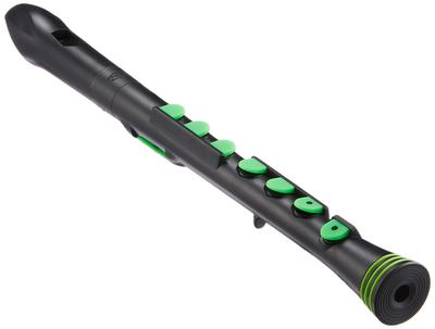 NUVO Soprano Recorder German Style Silicone Key Specifications N320RDBGR Fingering Chart Recorder+ Black/Green [Dedicated Case, Included] []