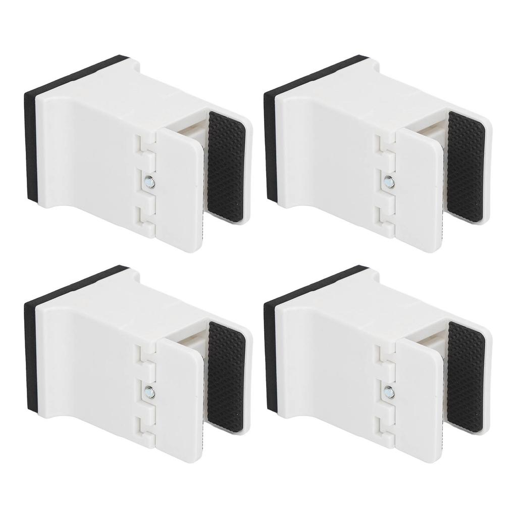 4pcs Adjustable Furniture Risers with Screw Clamp Rubber Bed Couch Risers for Heavy Duty Furniture