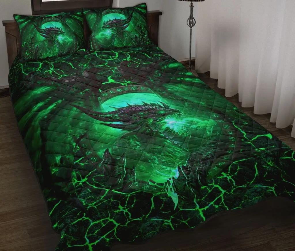 Dragon Printed Duvet Cover King Queen Western Magic Dragon Bedding Set Teen Adults Ancient Mythical Animal Polyester Quilt Cover