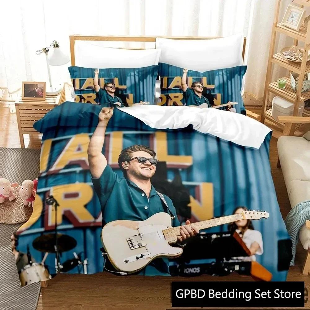 3D Print Niall Horan Bedding Set Double Twin King Duvet Cover Comforter Pillowcase Boys Girls Adults Bedroom