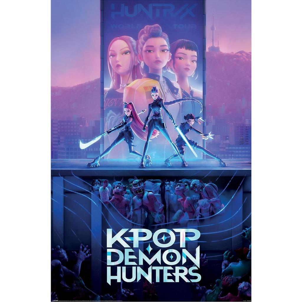 K-Pop Lovci démonů Klíčový art Maxi tisk