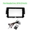 9 Inch Adapter Canbus Box Decoder Car Radio DVD Player Fascias Frame For Honda Civic 2016 Android Dash Fitting Panel Kit