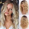 Short Water Wave Synthetic Hair 4 Colors Available Wig For Women Heat Resistant Fiber Daily False Hair
