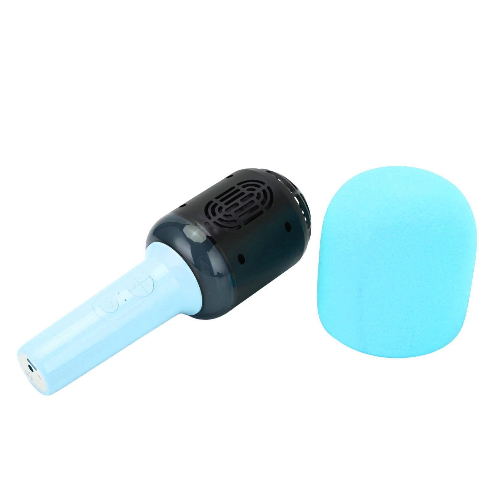 

Беспроводной Bluetooth микрофон Hi-Fi Цельный Портативный Ручной Микрофон Динамик с 5 режимами подсветки