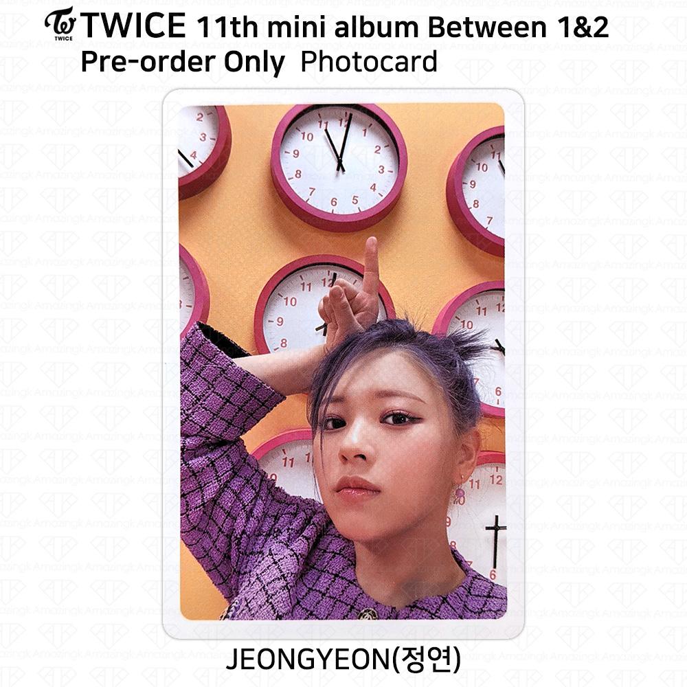 TWICE 11th Mini Album Between 1&2 Jeongyeon Photocard Postcard Polaroid POB