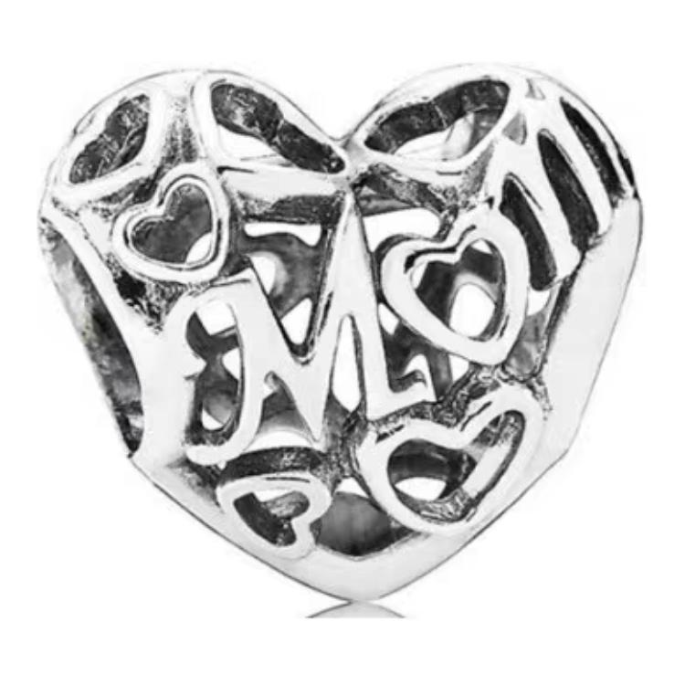Pandora Heart Shaped 925 Silver Jewelry Accessories Women Jewelry 791519 Box