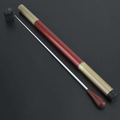 Baton de dirijor din lemn echilibrat profesional și durabil cu geantă de depozitare pentru orchestră și educație muzicală