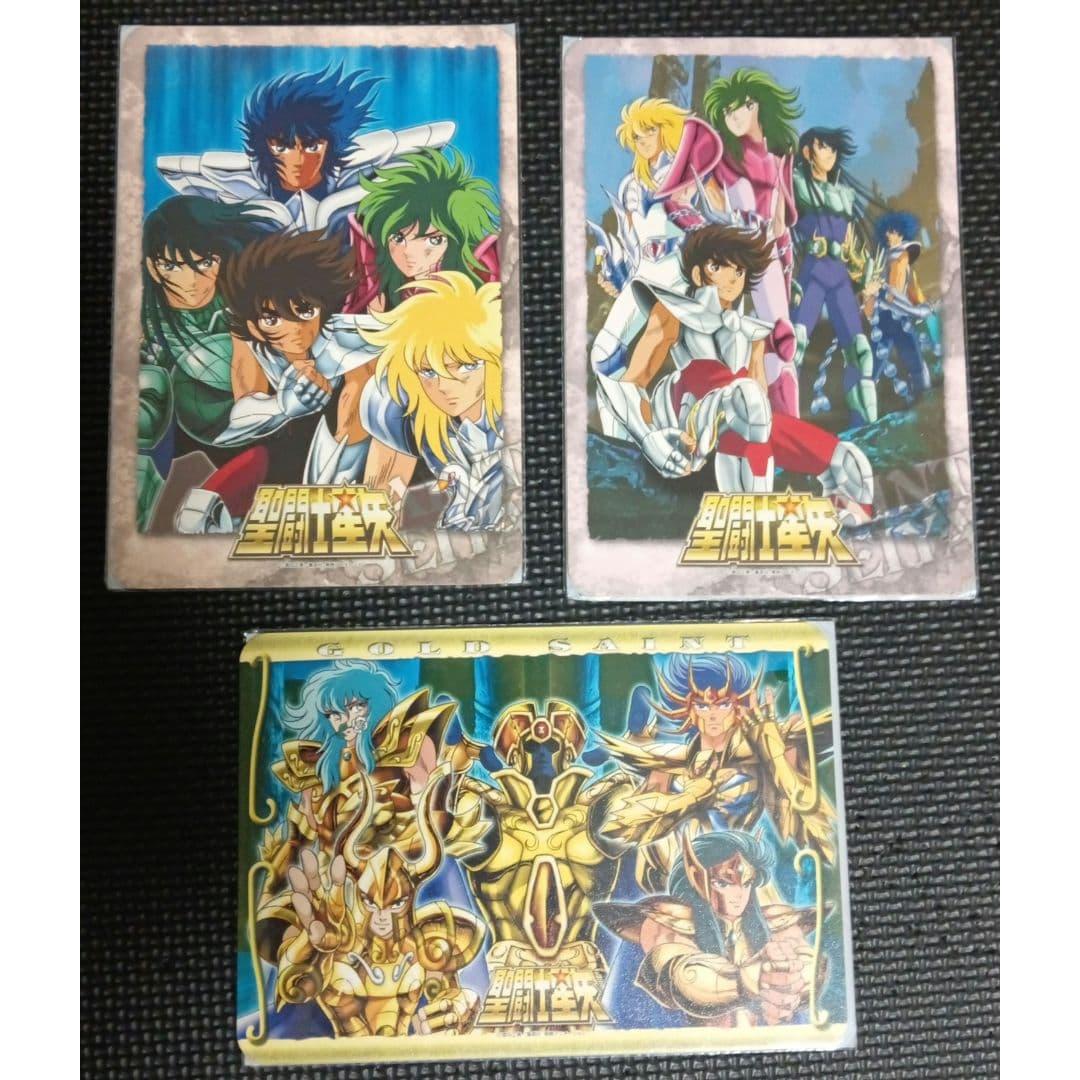 Used Paddas Saint Seiya Mouse Pad Collection 3 Pieces Bulk Sold