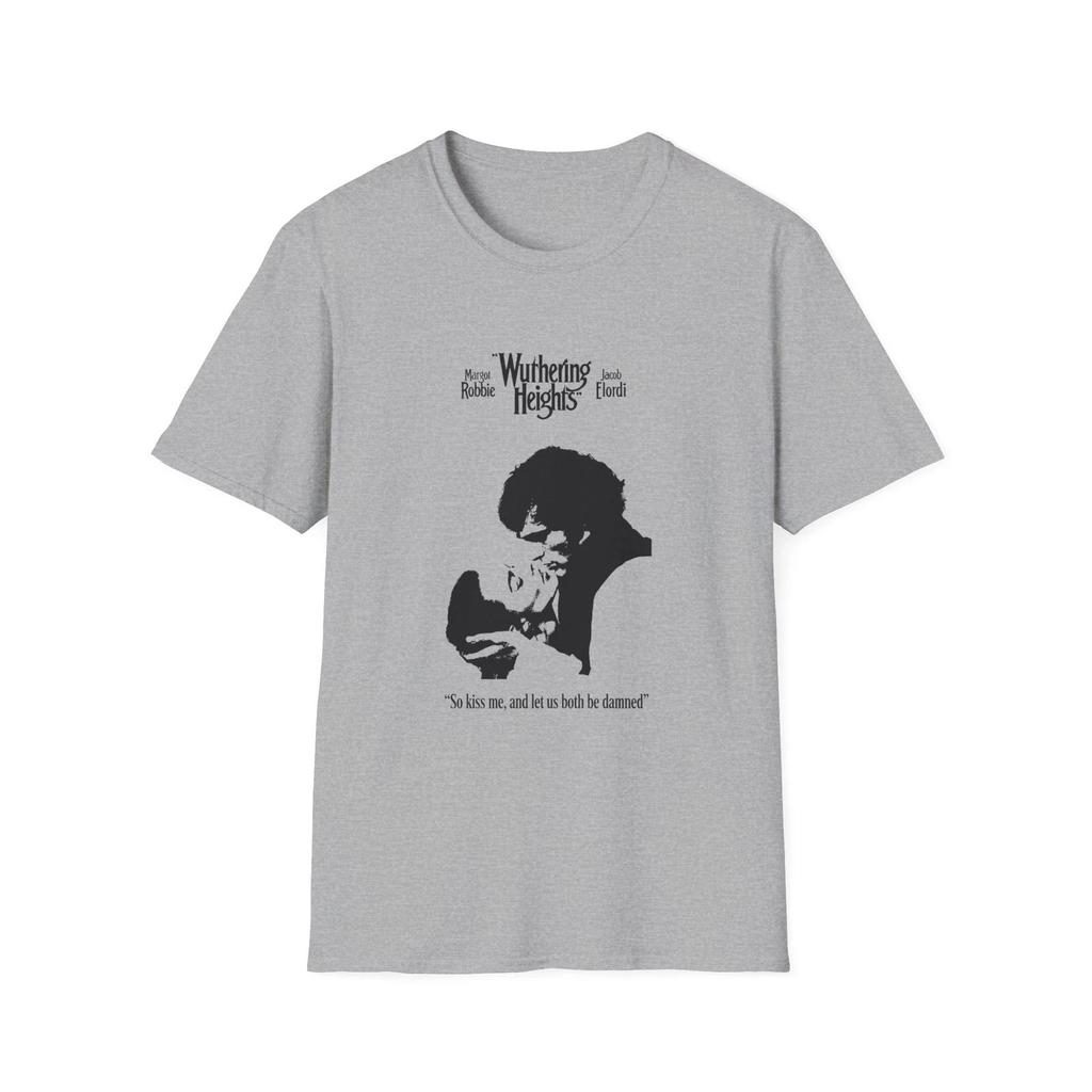 Film Sturmhöhe reines Baumwoll-Grafik-T-Shirt unisex 2026 Sommer Neu Emily Brontë Rundhals Mode Kurzarm Unisex-Shirt