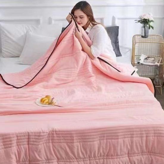 Cooling Blanket for Night Sweats Cool Summer Quilt Breathable Double-Sided Cool Throw for Hot Sleepers Bed Sofa Travel