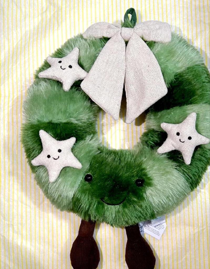 Nordische Fichte Weihnachtskranz Puppe - Niedlicher Jellycat-Stil