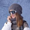 Knit Hat And Scarf Set For Women With Fleece Lining Winter Warmth And Protection
