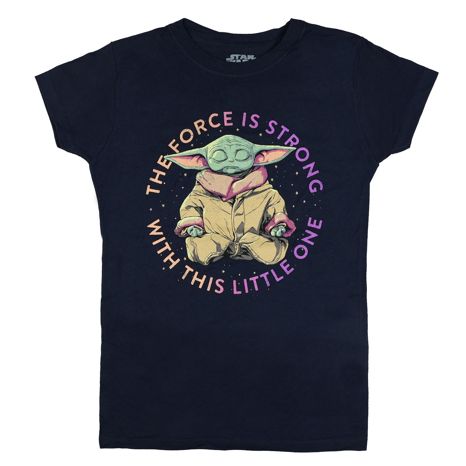 Star Wars T-Shirt Women s The Force Is Strong With This Little One Tee XXXL