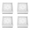 4 Pcs Washing Machine Cushion Washer Vibration Pads Portable Fridge Raising Heighten Square Mat Shockproof Vintage Office