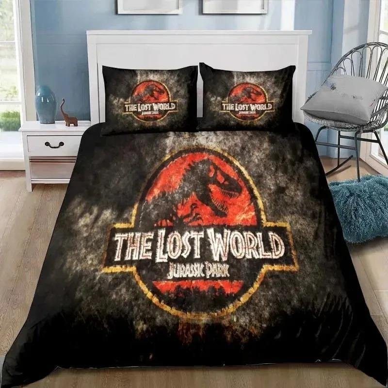 Jurasic Dinosaur Park World Beding Set Bedrom Soft Modern Bedspreads Comefortable Soft Duvet Cover Comfortable Quilt Cover And Pilowcase